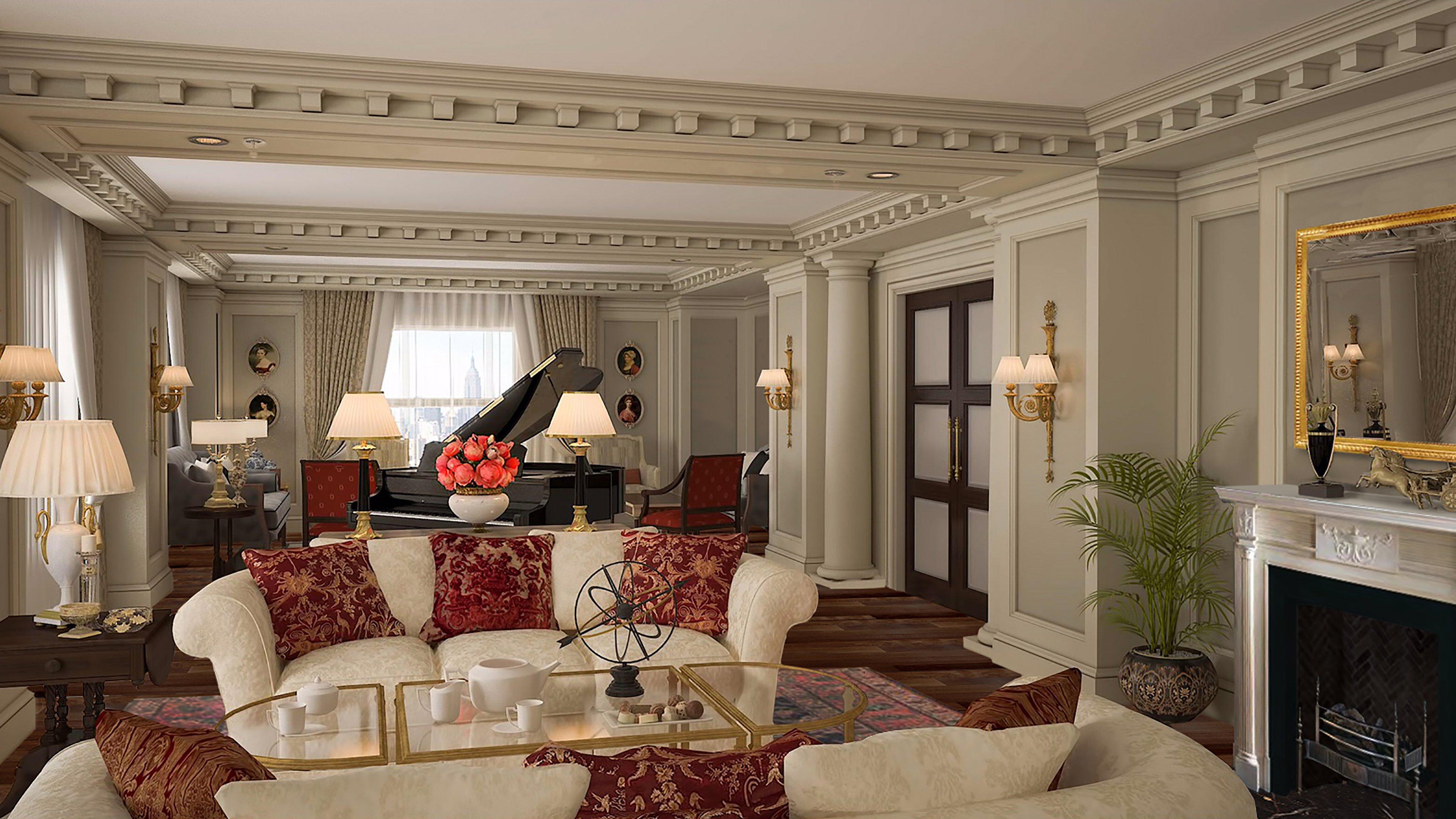 Intercontinental New York Barclay Hotel By Ihg Esterno foto 3D interior visualization